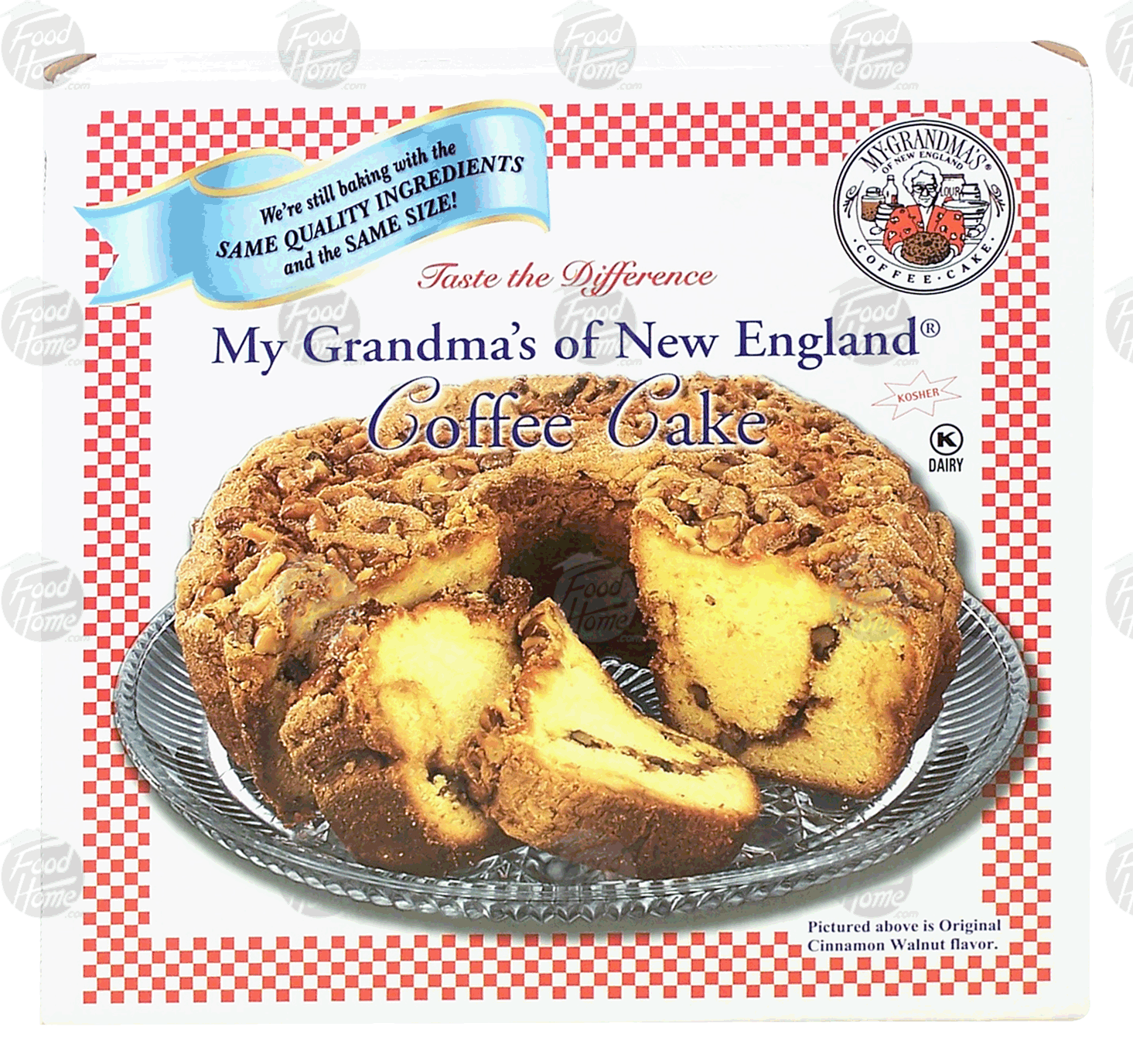 My Grandma's of New England  coffee cake, walnut Full-Size Picture